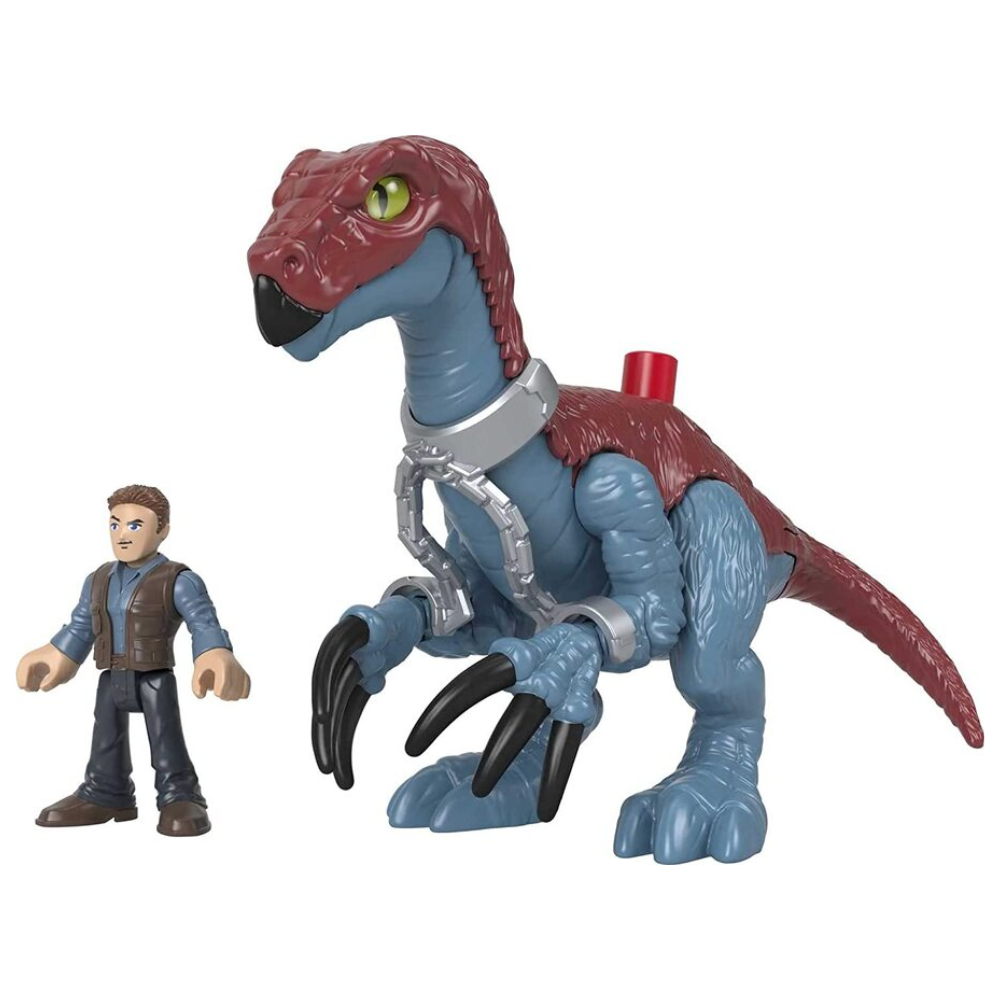 Fisher Price Jurassic World Dominion Imaginext - THERIZINOSAURUS & OWEN (GVV63)