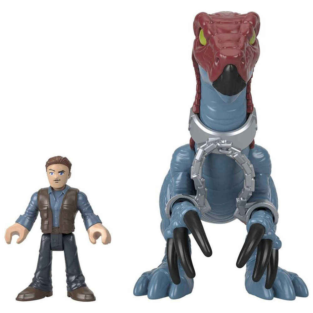 Fisher Price Jurassic World Dominion Imaginext - THERIZINOSAURUS & OWEN (GVV63)