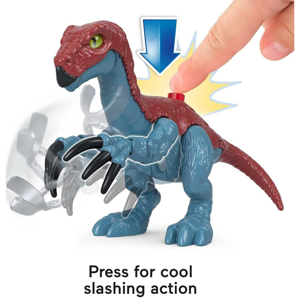 Fisher Price Jurassic World Dominion Imaginext - THERIZINOSAURUS & OWEN (GVV63)