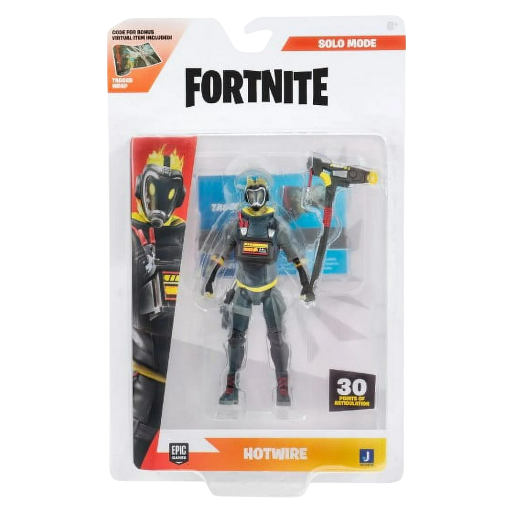 Jazwares Fortnite Solo Mode 4" Action Figure - Hotwire #278 (Series 25)