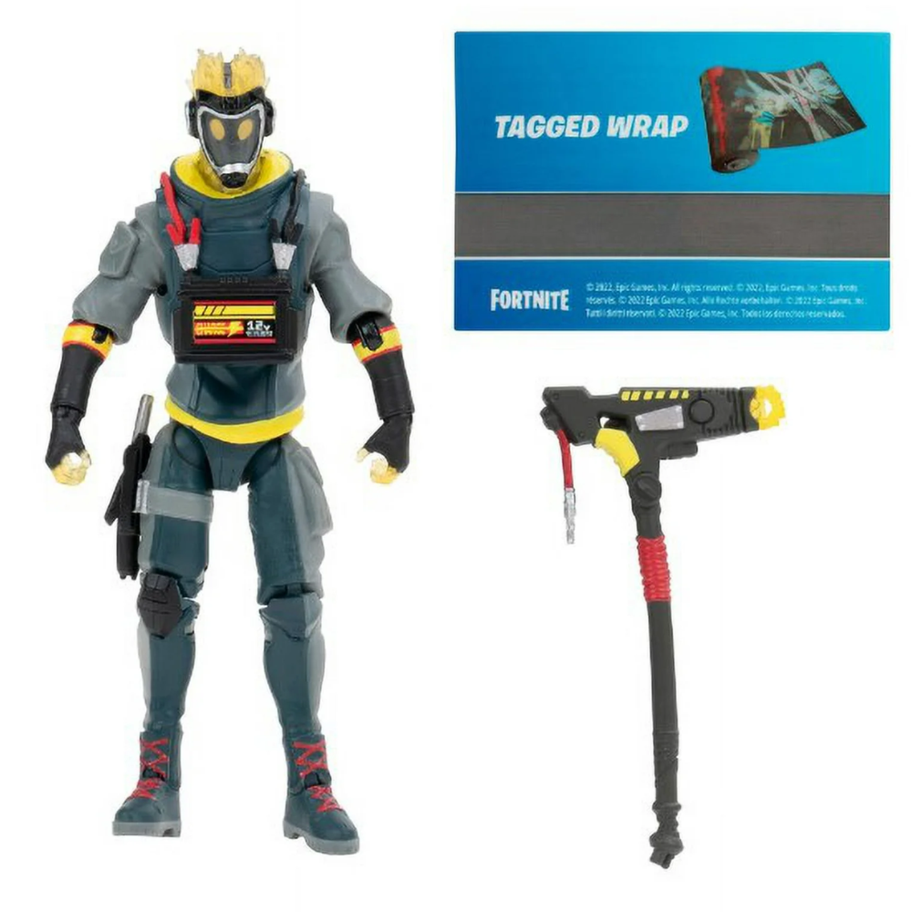 Jazwares Fortnite Solo Mode 4" Action Figure - Hotwire #278 (Series 25)