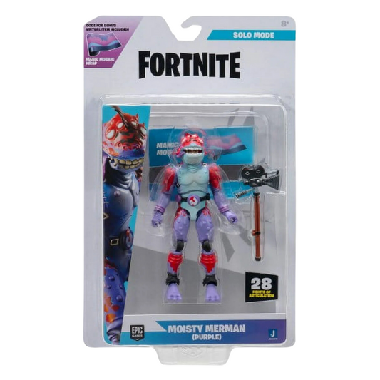 Jazwares Fortnite Solo Mode 4" Action Figure - Moisty Merman #281 (Series 25)