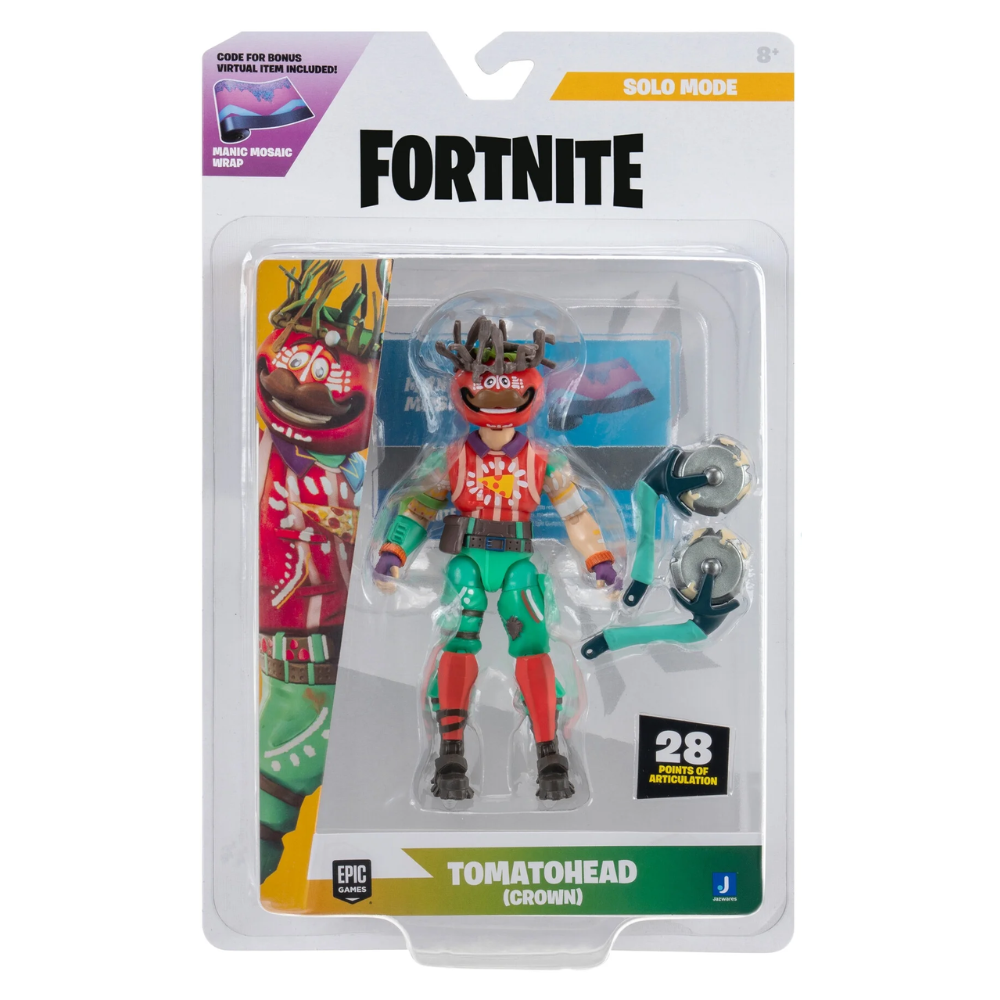 Jazwares Fortnite Solo Mode 4" Action Figure - Tomatohead #282 (Series 25)