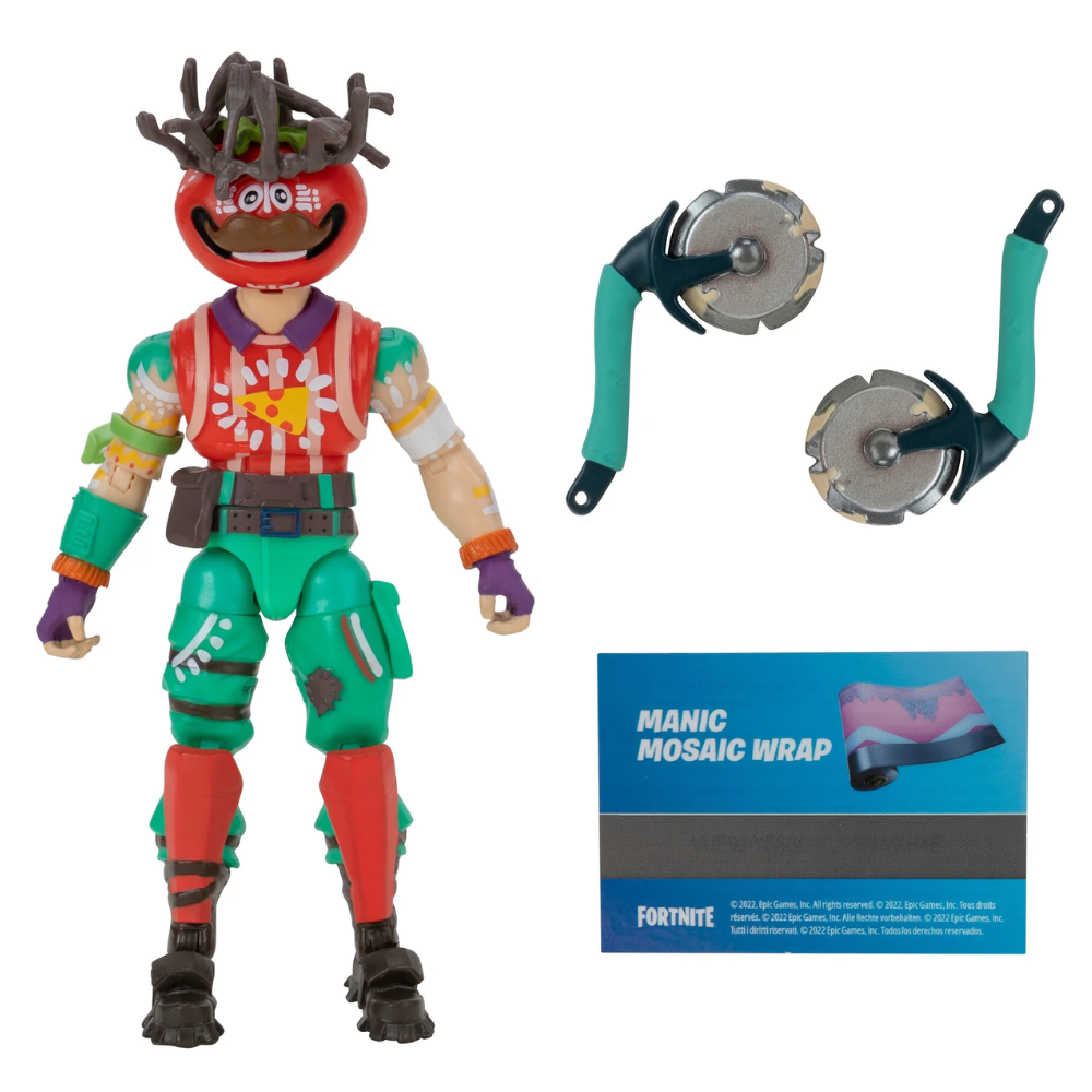 Jazwares Fortnite Solo Mode 4" Action Figures - Set of 6 inc Gunnar & Tomatohead