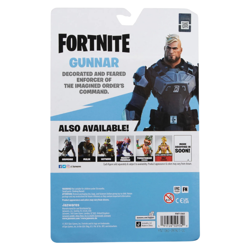 Jazwares Fortnite Solo Mode 4" Action Figure - Gunnar #283 (Series 25)