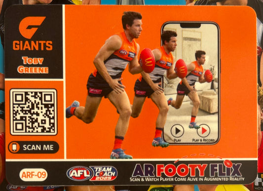 AFL Teamcoach 2025 - TOBY GREENE (GWS GIANTS) AR Footy Flix ARF-09
