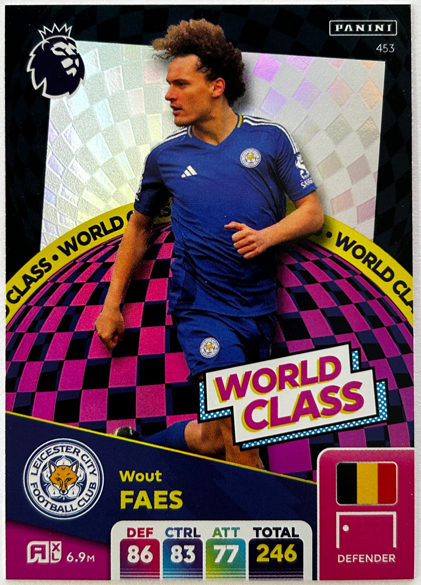 Prem Cards Panini Adrenalyn XL Premier League 2025 - Single WORLD CLASS Cards (#4 ...