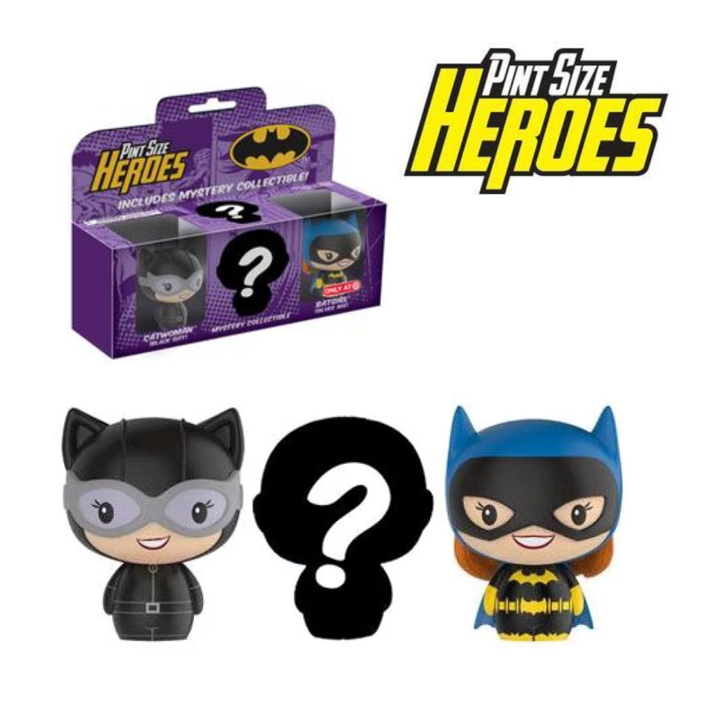 Funko Pint Size Heroes - WOMEN OF DC 3 PACK Catwoman, Batgirl & Mystery US exclusive