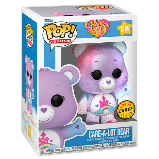 Funko Pop! Vinyl Animation - CARE-A-LOT BEAR (Glitter Version) Care Bears 40th Anniversary #1205