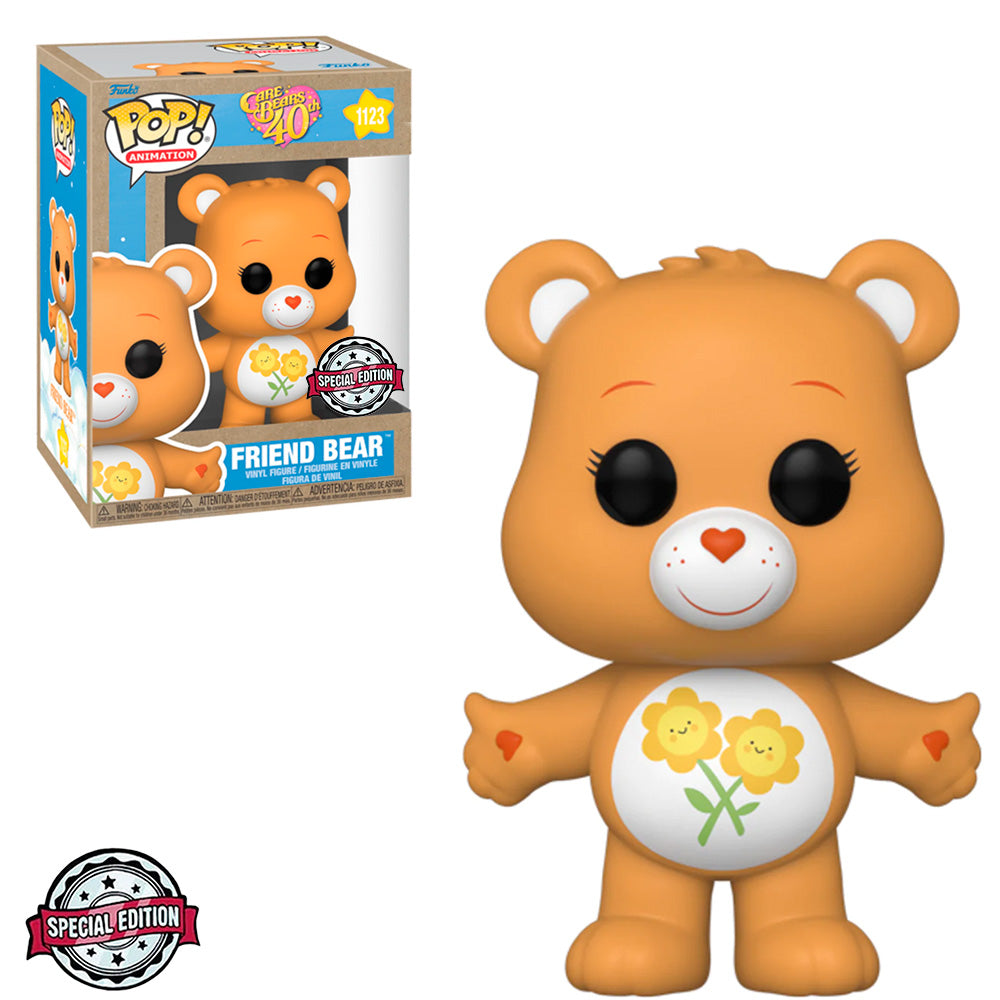 Funko Pop! Vinyl Animation - FRIEND BEAR (Earth Day 2022) Care Bears 40th Anniversary #1123