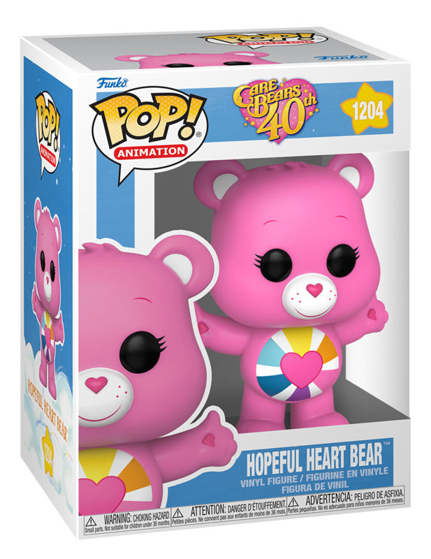 Funko Pop! Vinyl Animation - HOPEFUL HEART BEAR Care Bears 40th Anniversary #1204