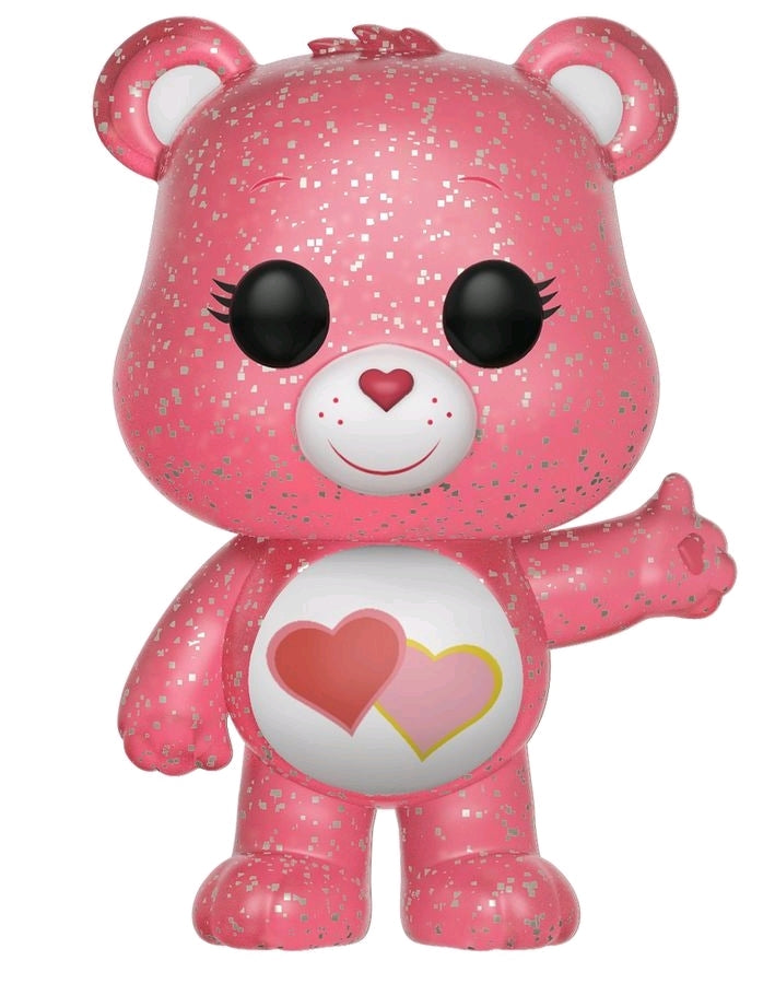 Funko Pop! Vinyl Animation - LOVE-A-LOT BEAR (Glitter Version) Care Bears #354