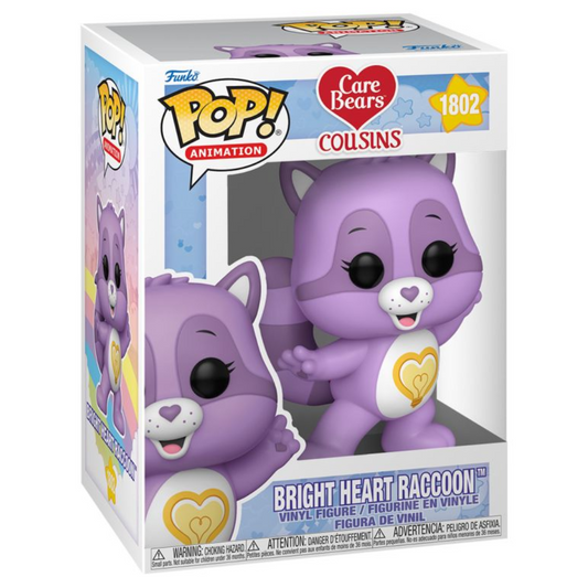 Funko Pop! Vinyl Care Bears Cousins - BRIGHT HEART RACCOON #1802