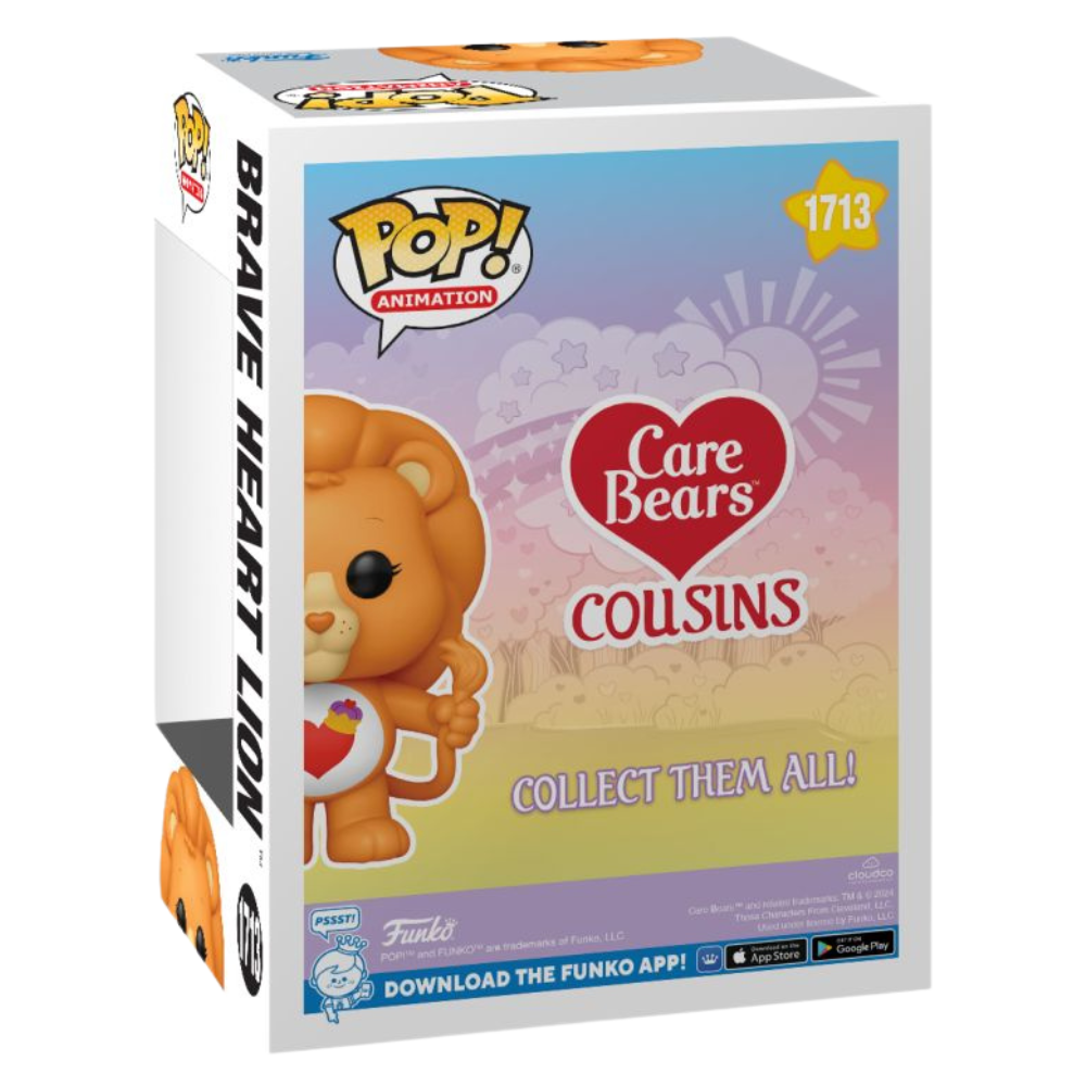 Funko Pop! Vinyl Care Bears Cousins - BRAVE HEART LION #1713