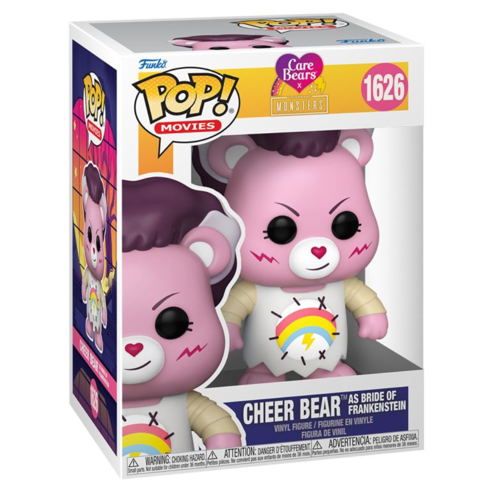 Funko Pop! Vinyl Care Bears X Universal Monsters - CHEER BEAR AS BRIDE OF FRANKENSTEIN #1626