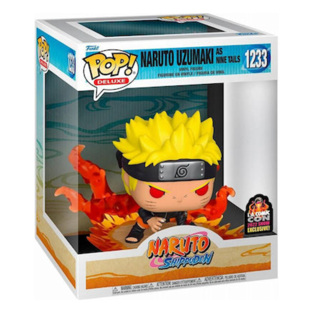 Funko Pop! Vinyl Naruto Shippuden - NARUTO UZUMAKI AS NINE TAILS (Deluxe - LA Comic Con 2022) #1233