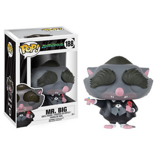 Funko Pop! Vinyl Disney - MR. BIG Zootropolis (UK) #188