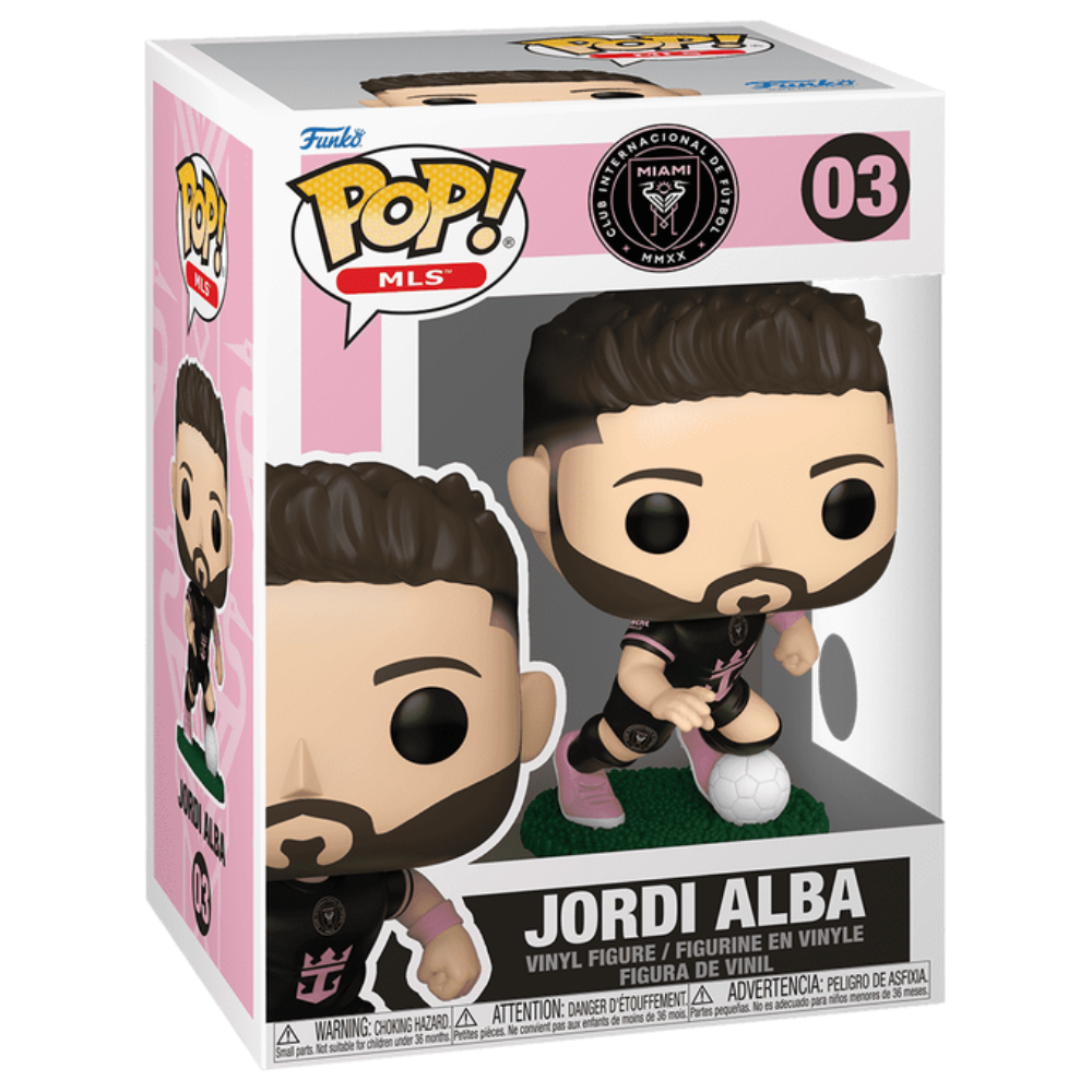PRE-ORDER: Funko Pop! Vinyl Football - INTER MIAMI CF Set of 4 in Away Kit (inc Messi & Suarez)