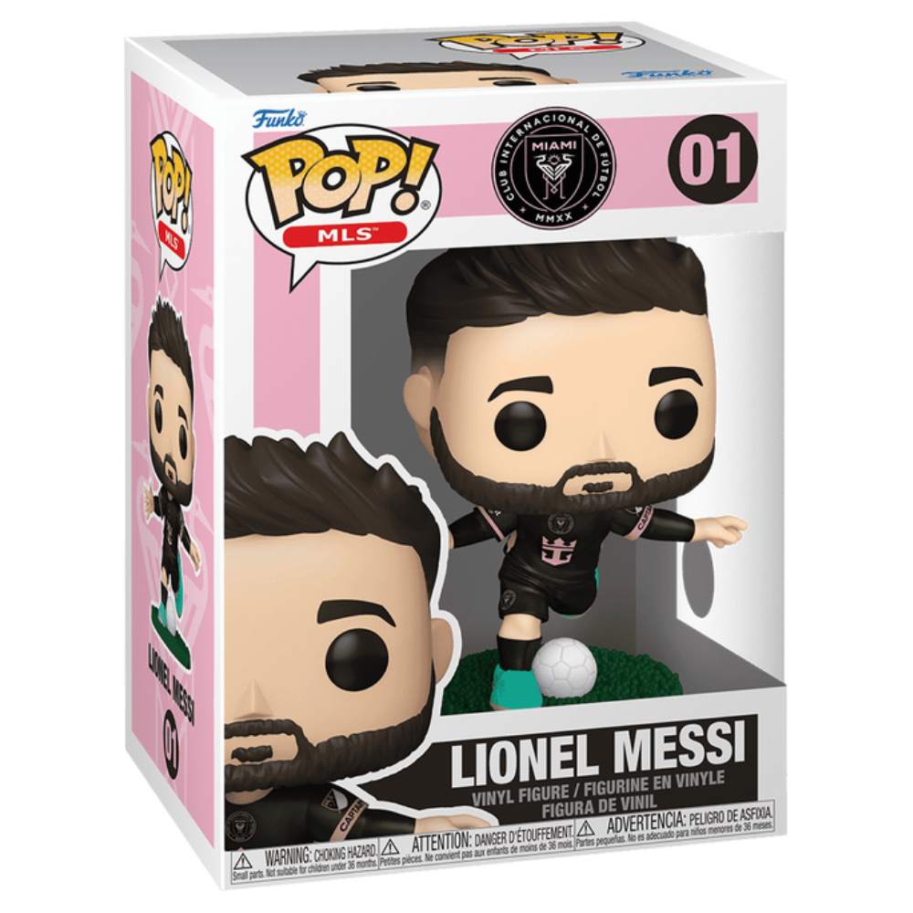 PRE-ORDER: Funko Pop! Vinyl Football - INTER MIAMI CF Set of 4 in Away Kit (inc Messi & Suarez)