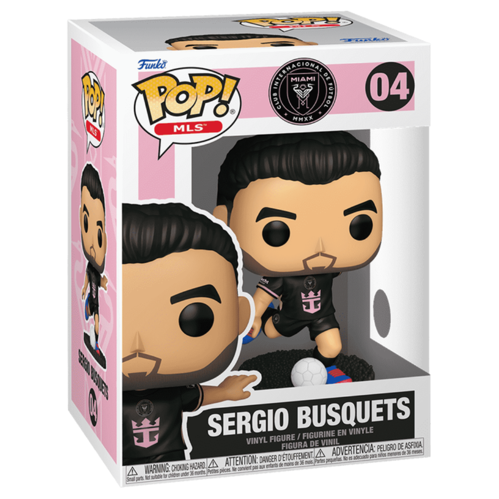PRE-ORDER: Funko Pop! Vinyl Football - INTER MIAMI CF Set of 4 in Away Kit (inc Messi & Suarez)
