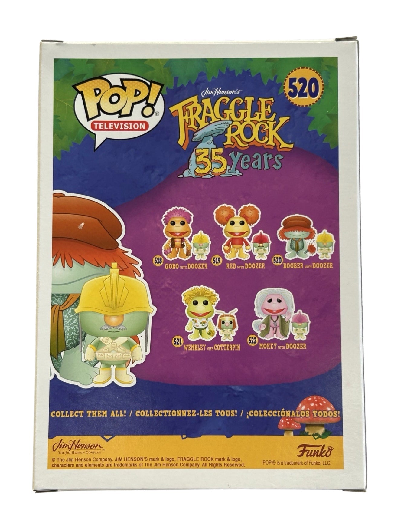 Funko Pop! Vinyl Fraggle Rock 35 Years - BOOBER WITH DOOZER #520 (2017 Release)