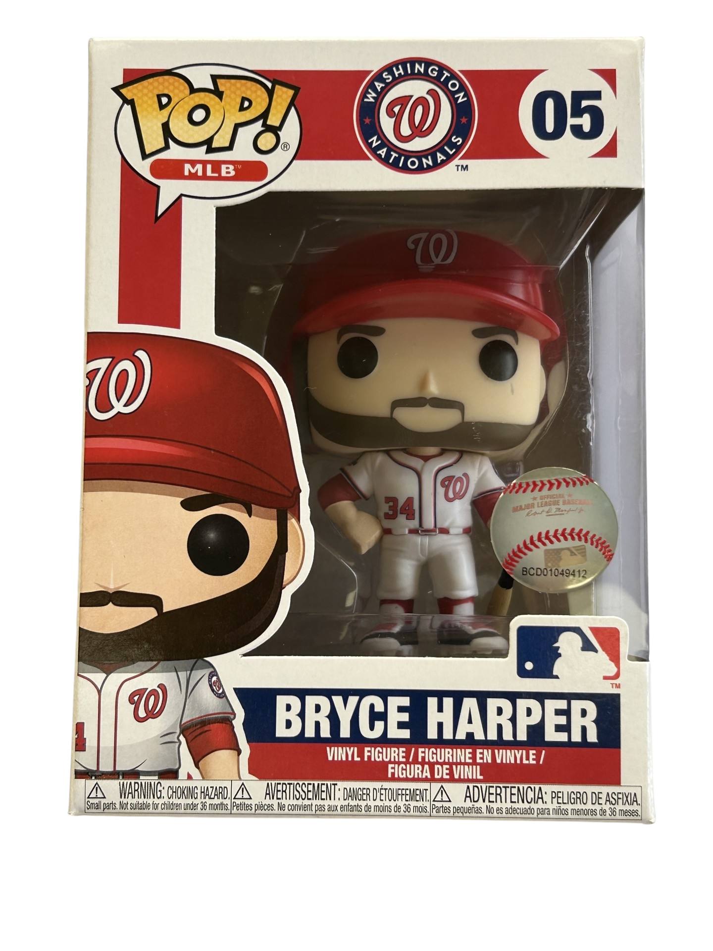 Funko Pop! Vinyl MLB - BRYCE HARPER (WASHINGTON NATIONALS) #05