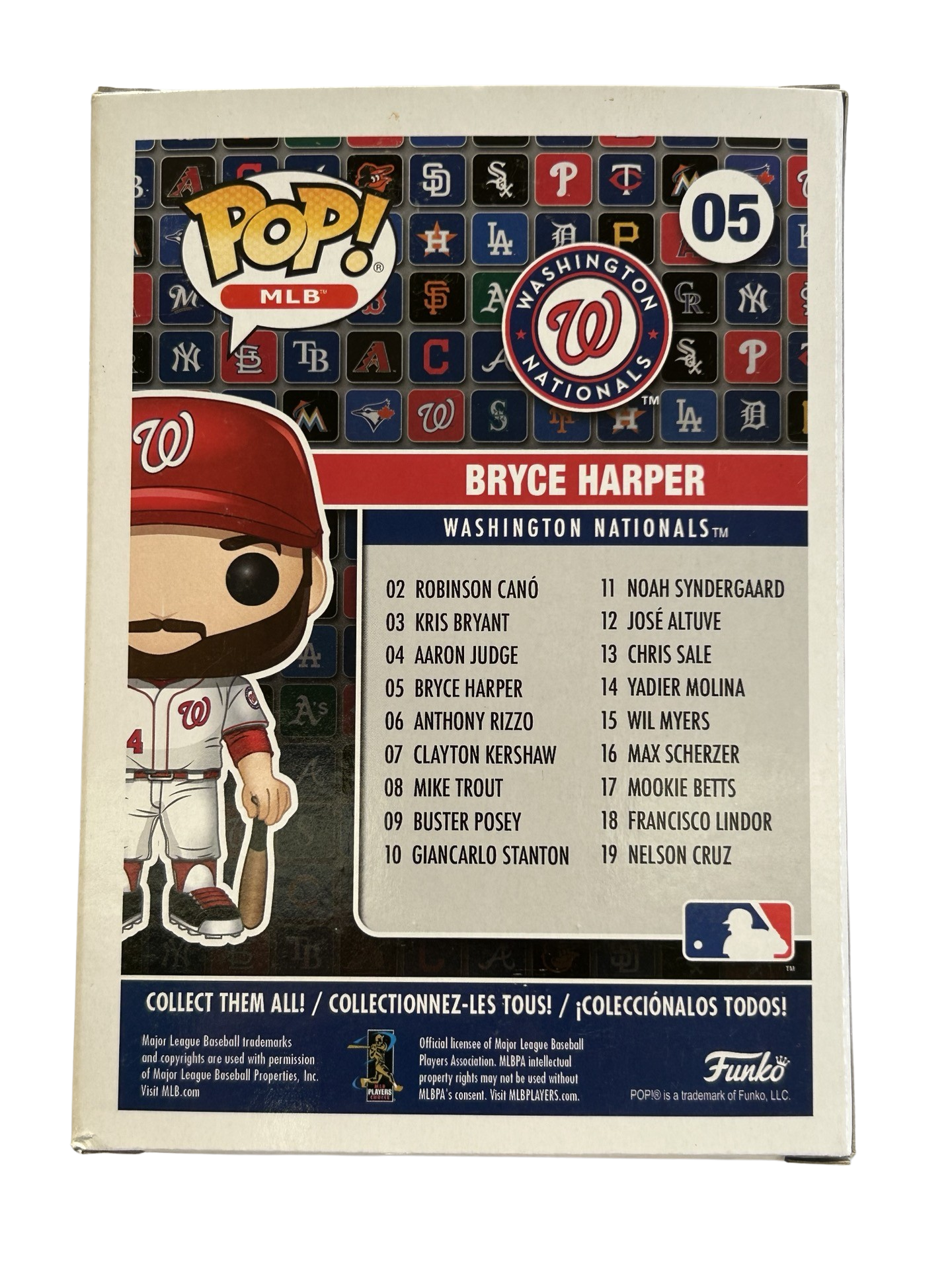 Funko Pop! Vinyl MLB - BRYCE HARPER (WASHINGTON NATIONALS) #05