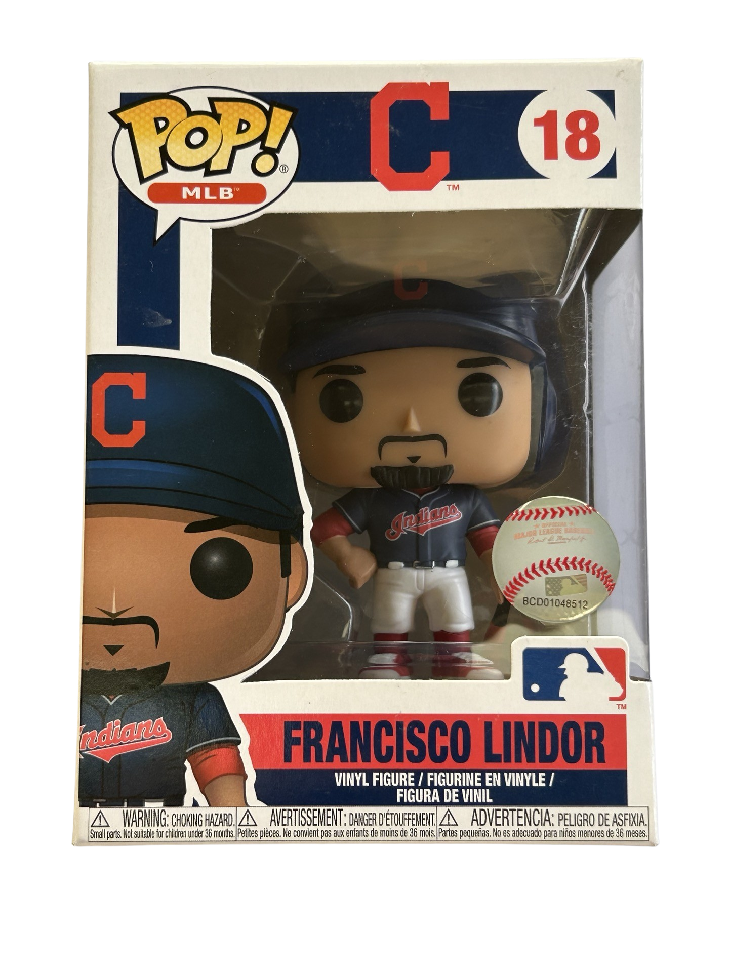 Funko Pop! Vinyl MLB - FRANCISCO LINDOR (CLEVELAND INDIANS) #18