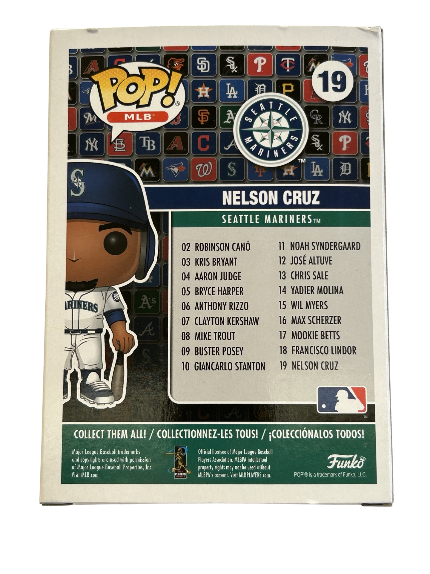 Funko Pop! Vinyl MLB - NELSON CRUZ (SEATTLE MARINERS) #19