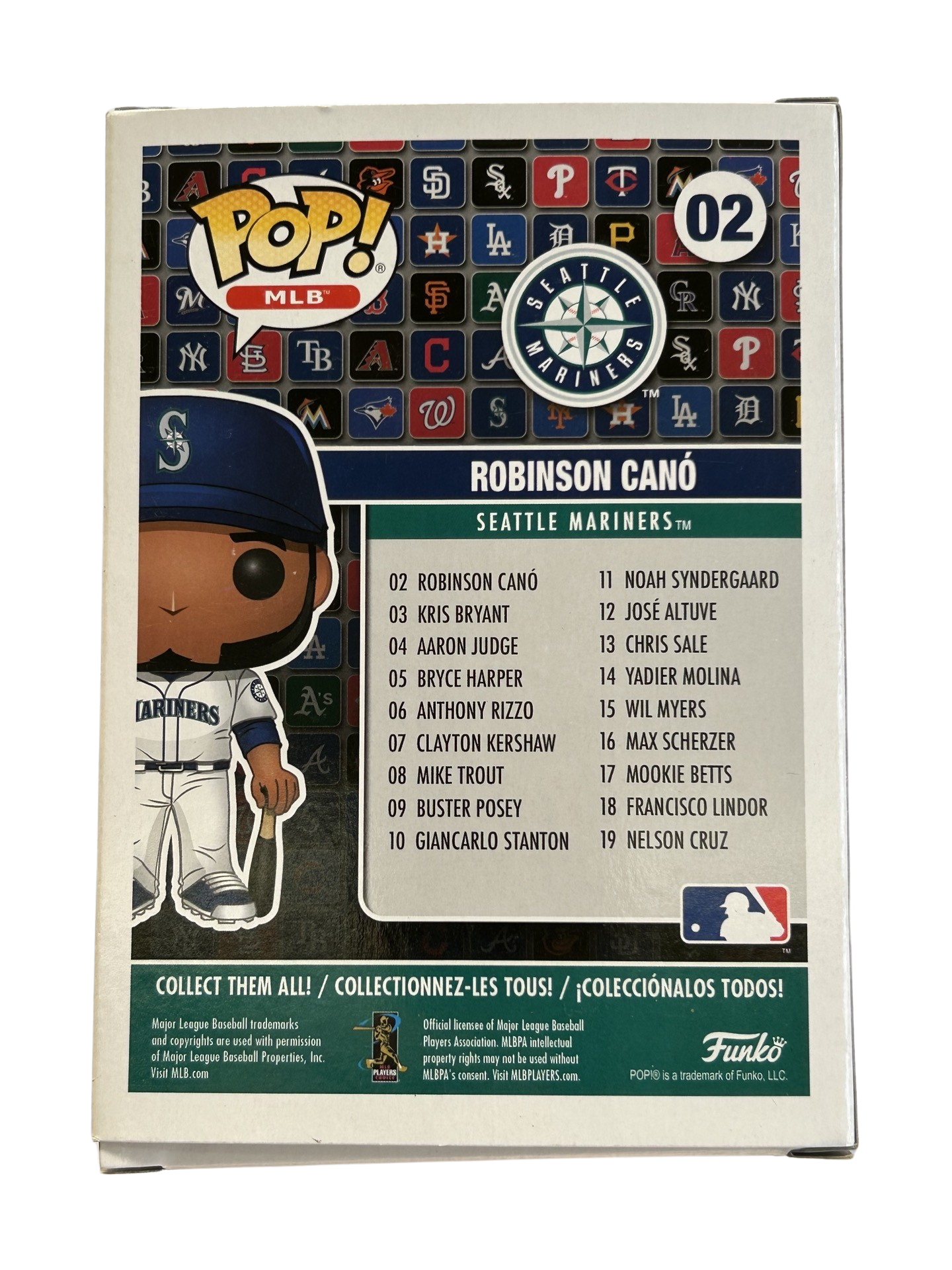 Funko Pop! Vinyl MLB - ROBINSON CANO (SEATTLE MARINERS) #02