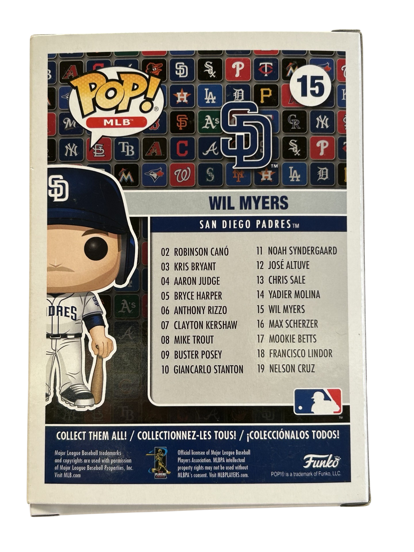 Funko Pop! Vinyl MLB - WIL MYERS (SAN DIEGO PADRES) #15