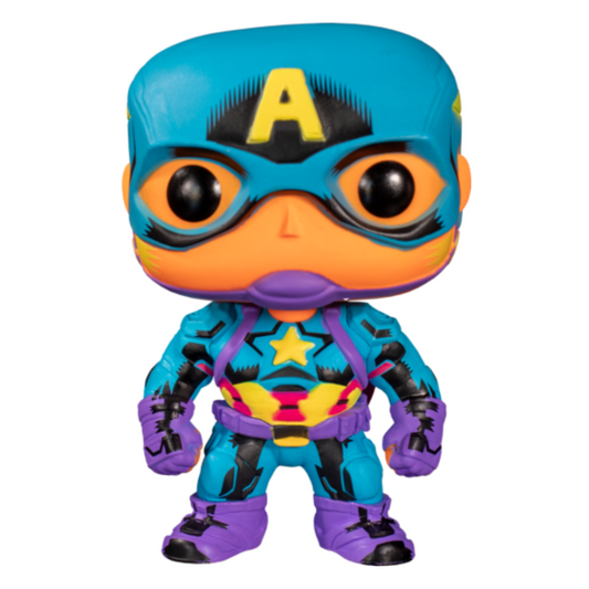 Funko Pop! Vinyl Marvel - CAPTAIN AMERICA Blacklight (Special Edition) #648