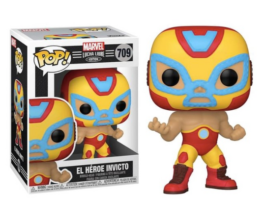 Funko Pop! Vinyl Marvel - EL HEROE INVICTO Iron Man Lucha Libre Edition #709