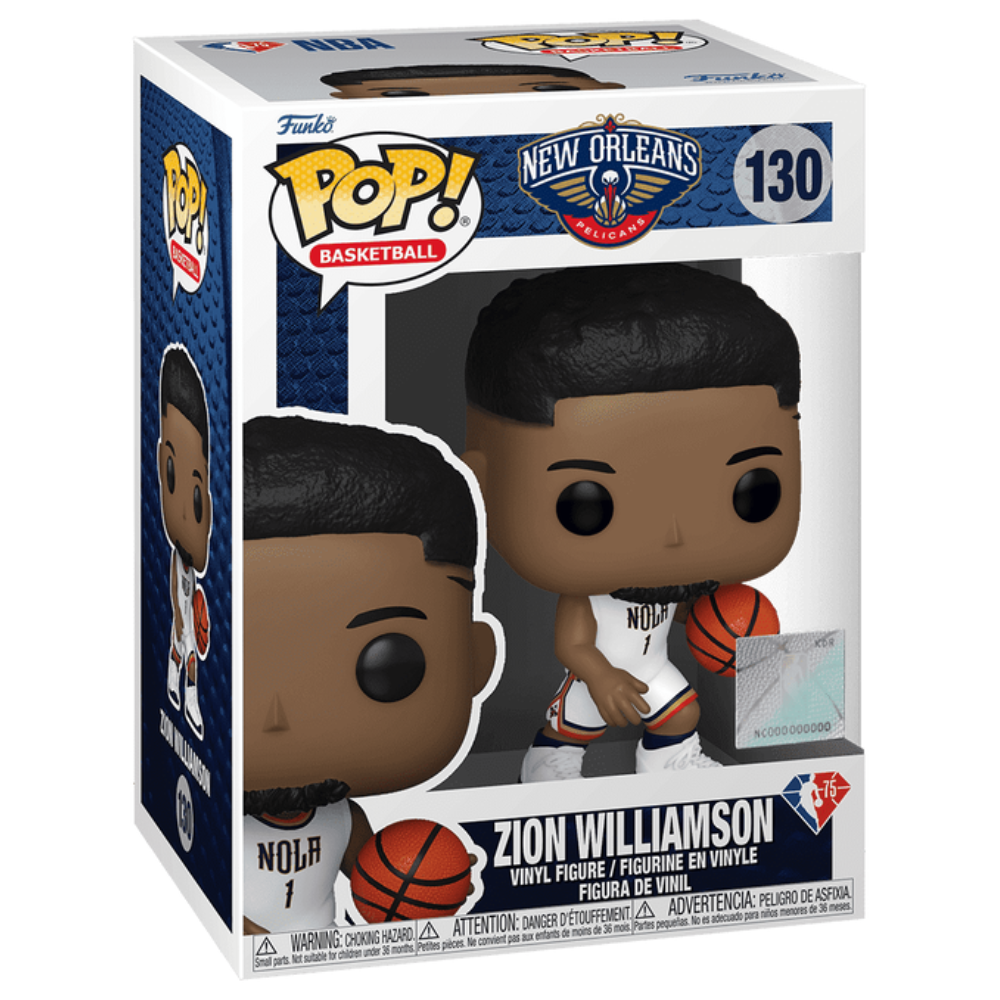 Funko Pop! Vinyl NBA Basketball - ZION WILLIAMSON New Orleans Pelicans #130 (City Edition)
