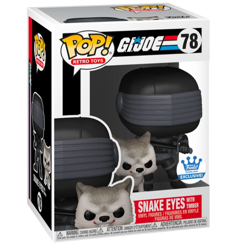 Funko Pop! Vinyl Retro Toys - SNAKE EYES WITH TIMBER G.I. Joe (Funko Exclusive) #78