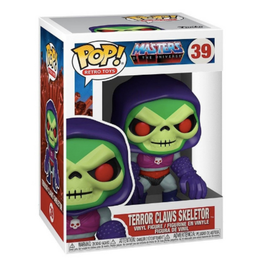 Funko Pop! Vinyl Retro Toys - TERROR CLAW SKELETOR Masters of the Universe #39