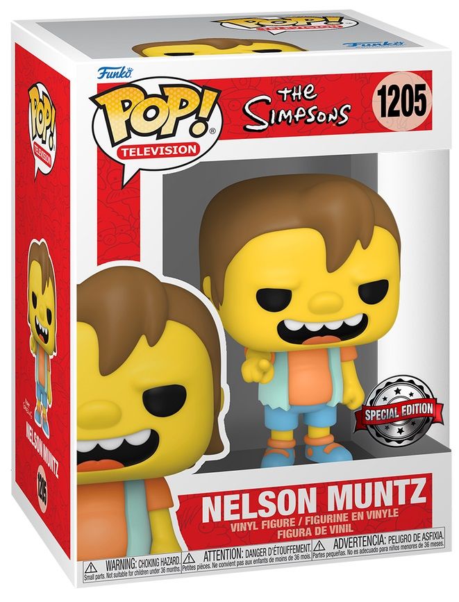 Funko Pop! Vinyl Television - NELSON MUNTZ The Simpsons (Special Edition) #1205
