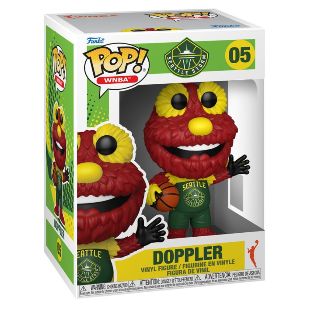 PRE-ORDER: Funko Pop! Vinyl WNBA Basketball - DOPPLER (SEATTLE STORM) #05