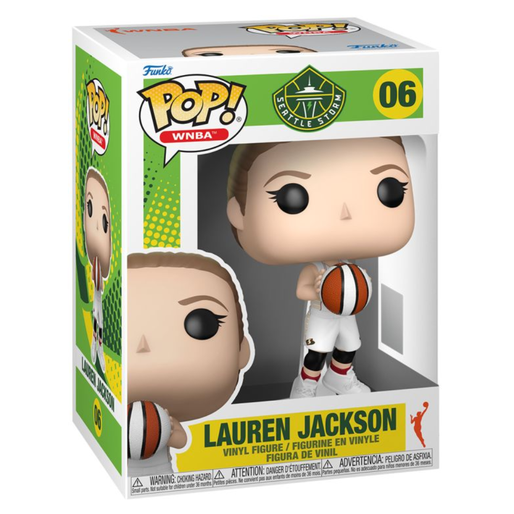 PRE-ORDER: Funko Pop! Vinyl WNBA Basketball - LAUREN JACKSON (SEATTLE STORM) #06