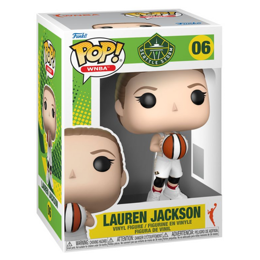 PRE-ORDER: Funko Pop! Vinyl WNBA Basketball - LAUREN JACKSON (SEATTLE STORM) #06
