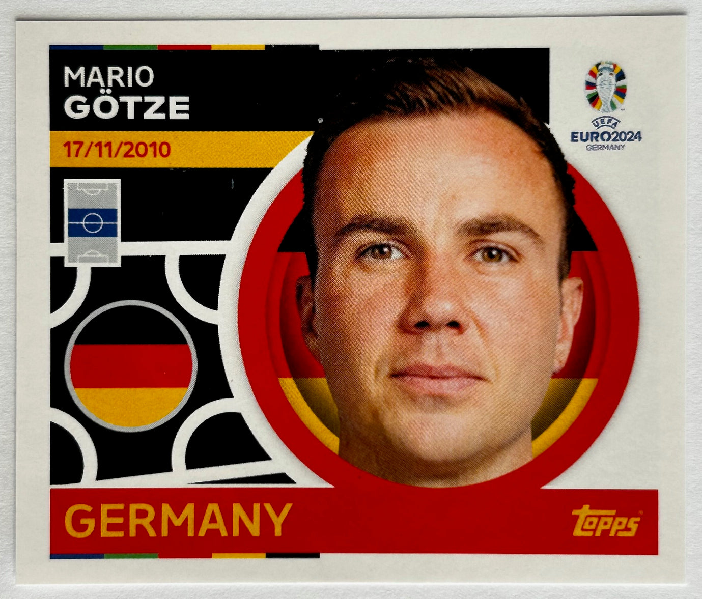 Topps UEFA EURO 2024 Sticker Collection - Single GERMANY Stickers (inc GER 1-21)