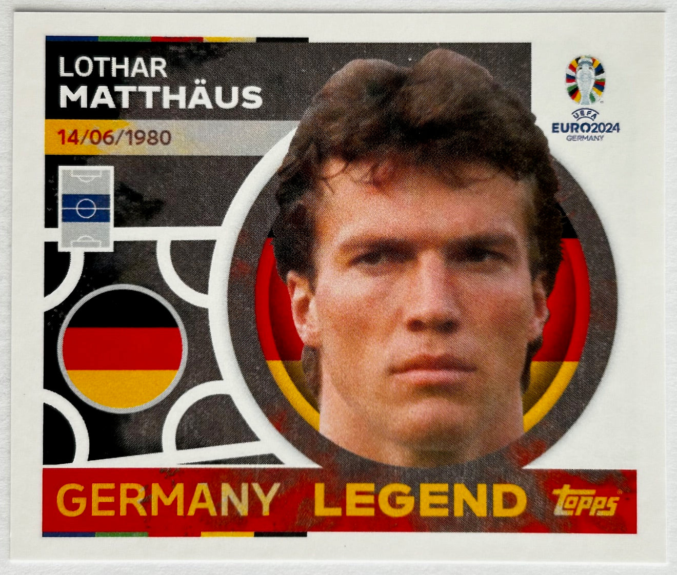 Topps UEFA EURO 2024 Sticker Collection - Single GERMANY Stickers (inc GER 1-21)
