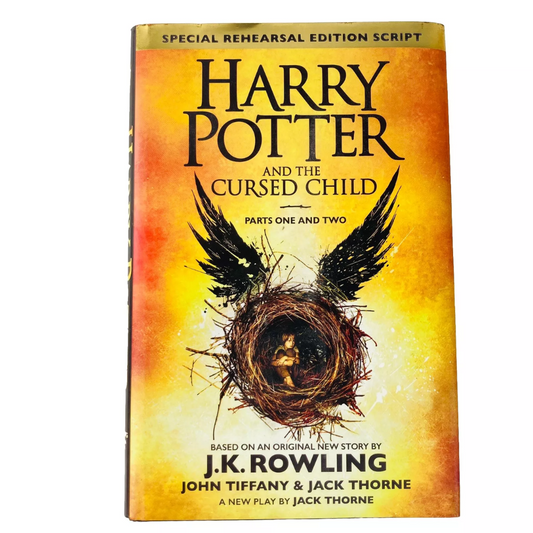 HARRY POTTER & THE CURSED CHILD (PARTS 1 & 2) Special Rehearsal Edition Script Hardback Book