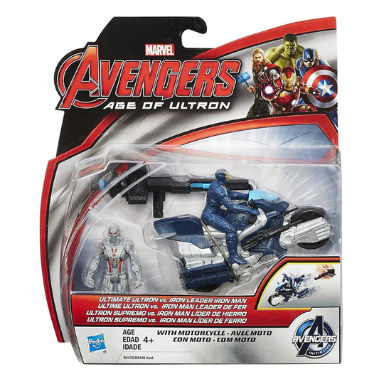 Hasbro 2.5" Action Figures - Marvel Avengers Age of Ultron ULTIMATE ULTRON VS. IRON LEADER IRON MAN