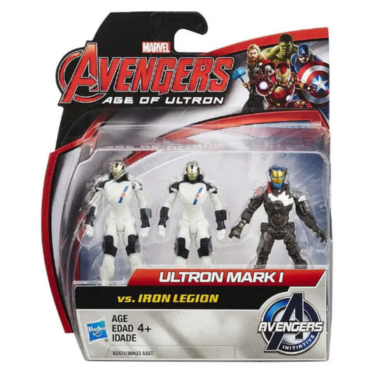 Hasbro 2.5" Action Figure - Marvel Avengers Age of Ultron ULTRON MARK I VS. IRON LEGION