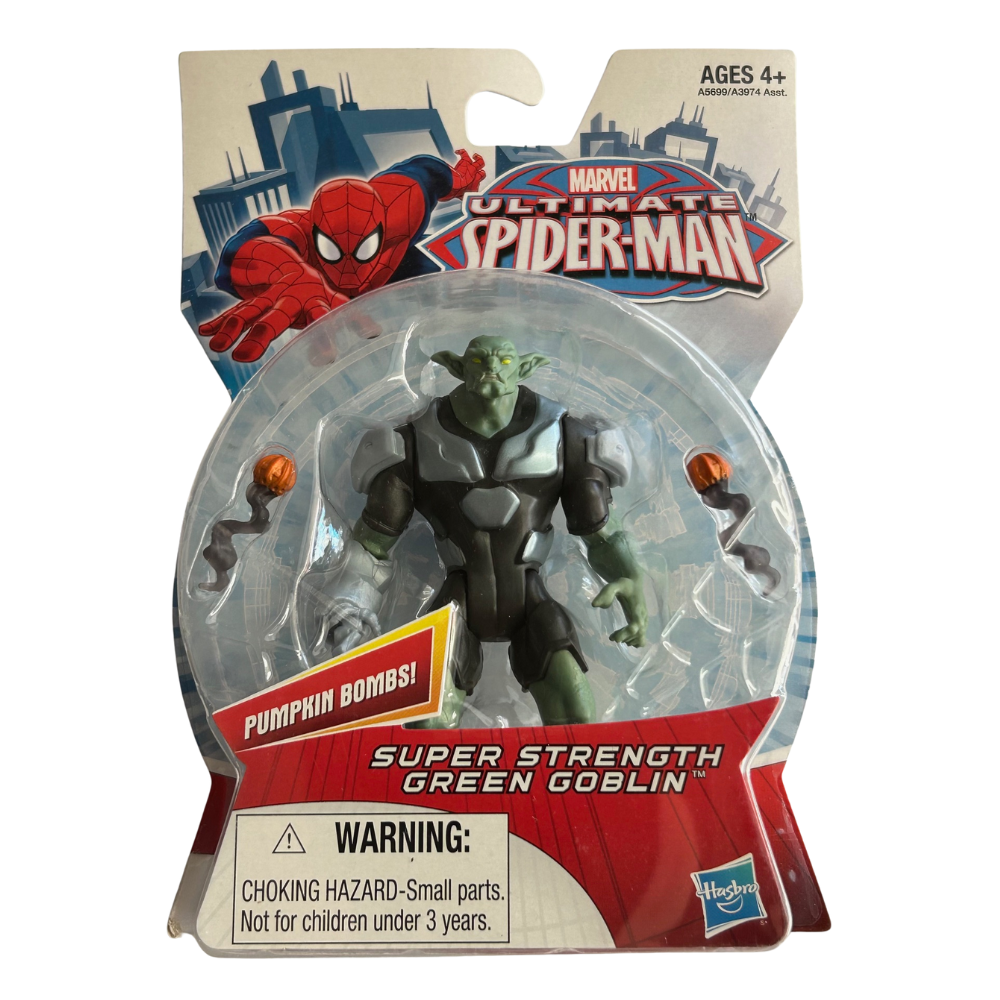 Hasbro 3.75" Action Figure - Marvel Ultimate Spider-Man SUPER STRENGTH GREEN GOBLIN