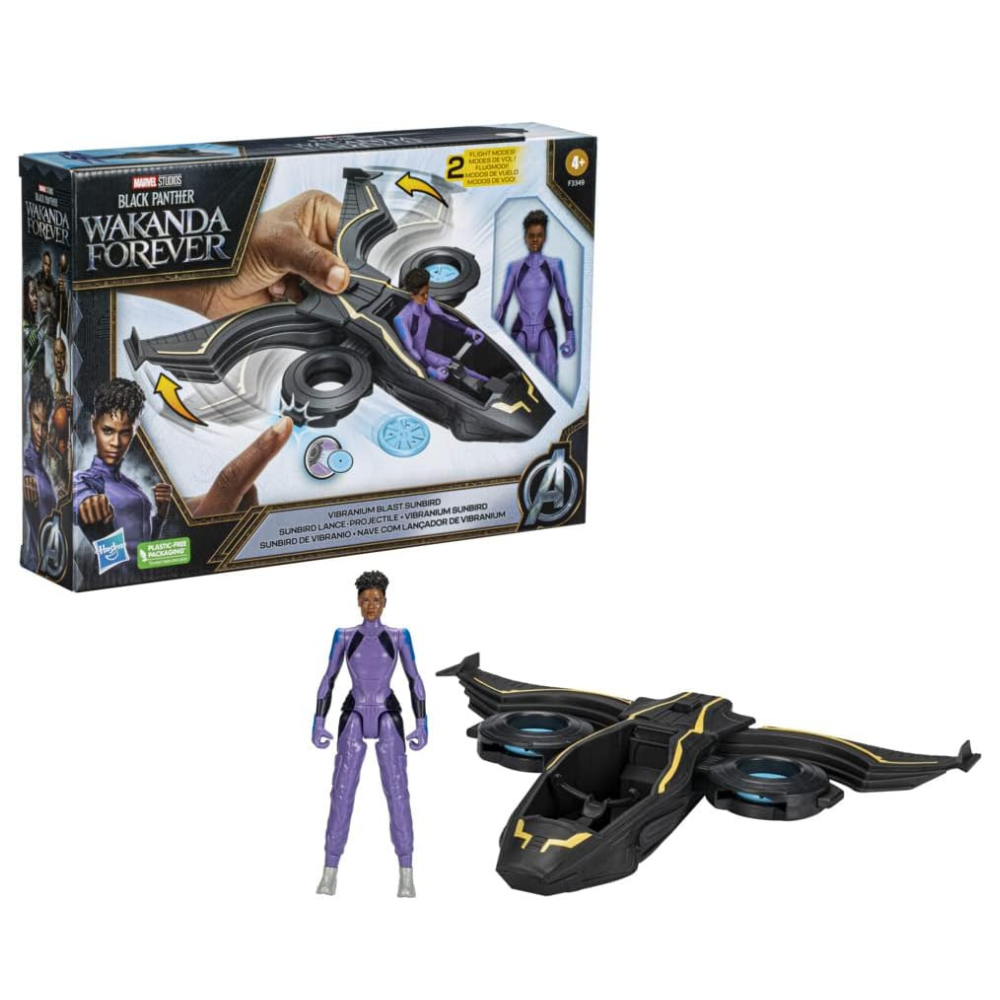 Hasbro Marvel Studios Black Panther Wakanda Forever - Vibranium Blast Sunbird with Shuri figure