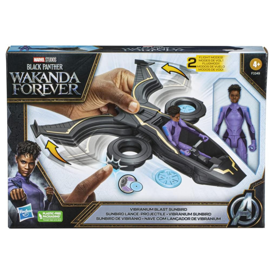 Hasbro Marvel Studios Black Panther Wakanda Forever - Vibranium Blast Sunbird with Shuri figure