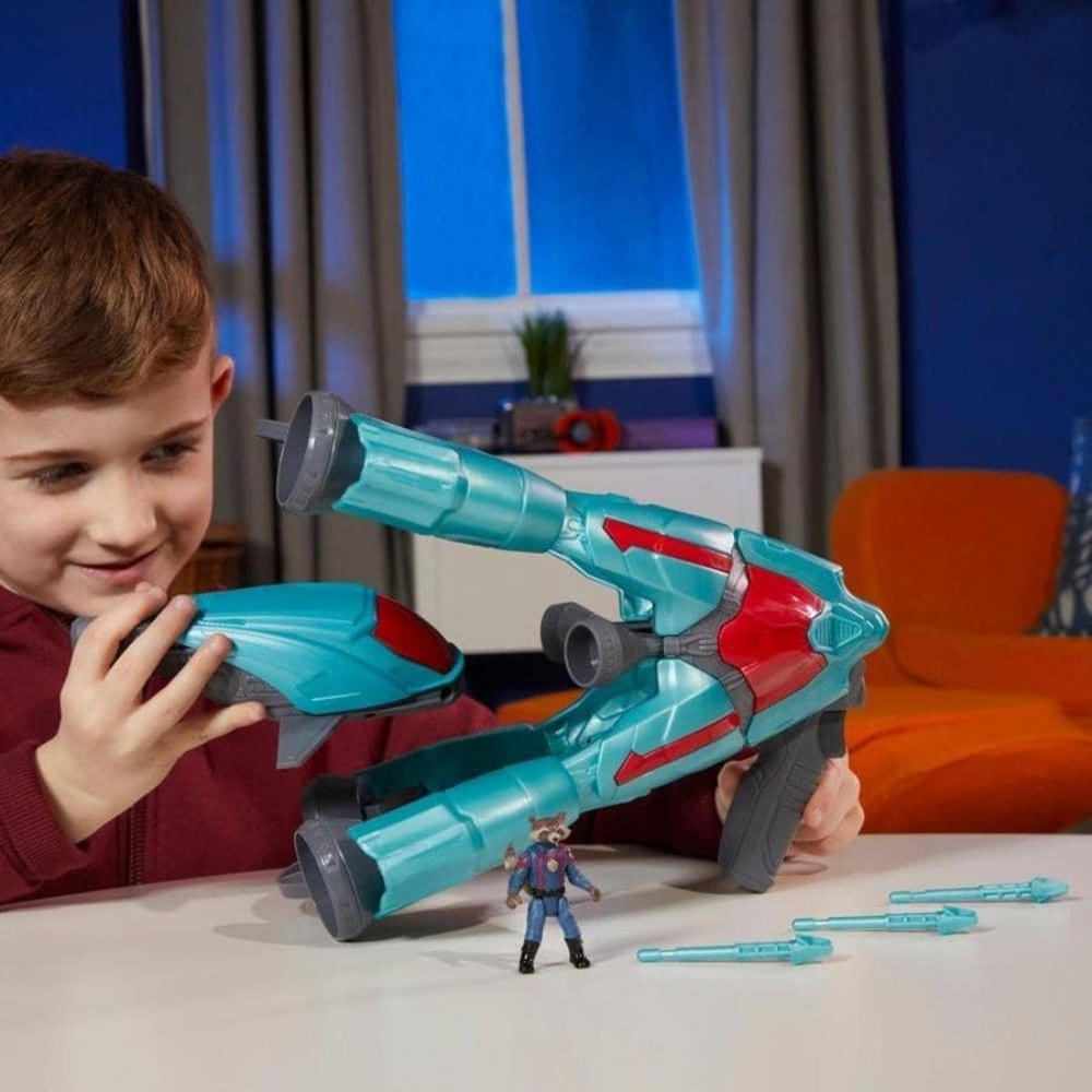 Hasbro Marvel Studios Guardians of the Galaxy Vol. 3 - GALACTIC 2-IN-SPACESHIP with ROCKET figure