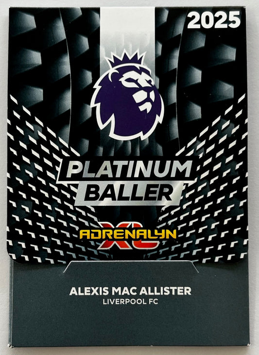 Panini Adrenalyn XL Premier League 2025 - ALEXIS MAC ALLISTER (LIVERPOOL) Platium Baller Limited Edition /200